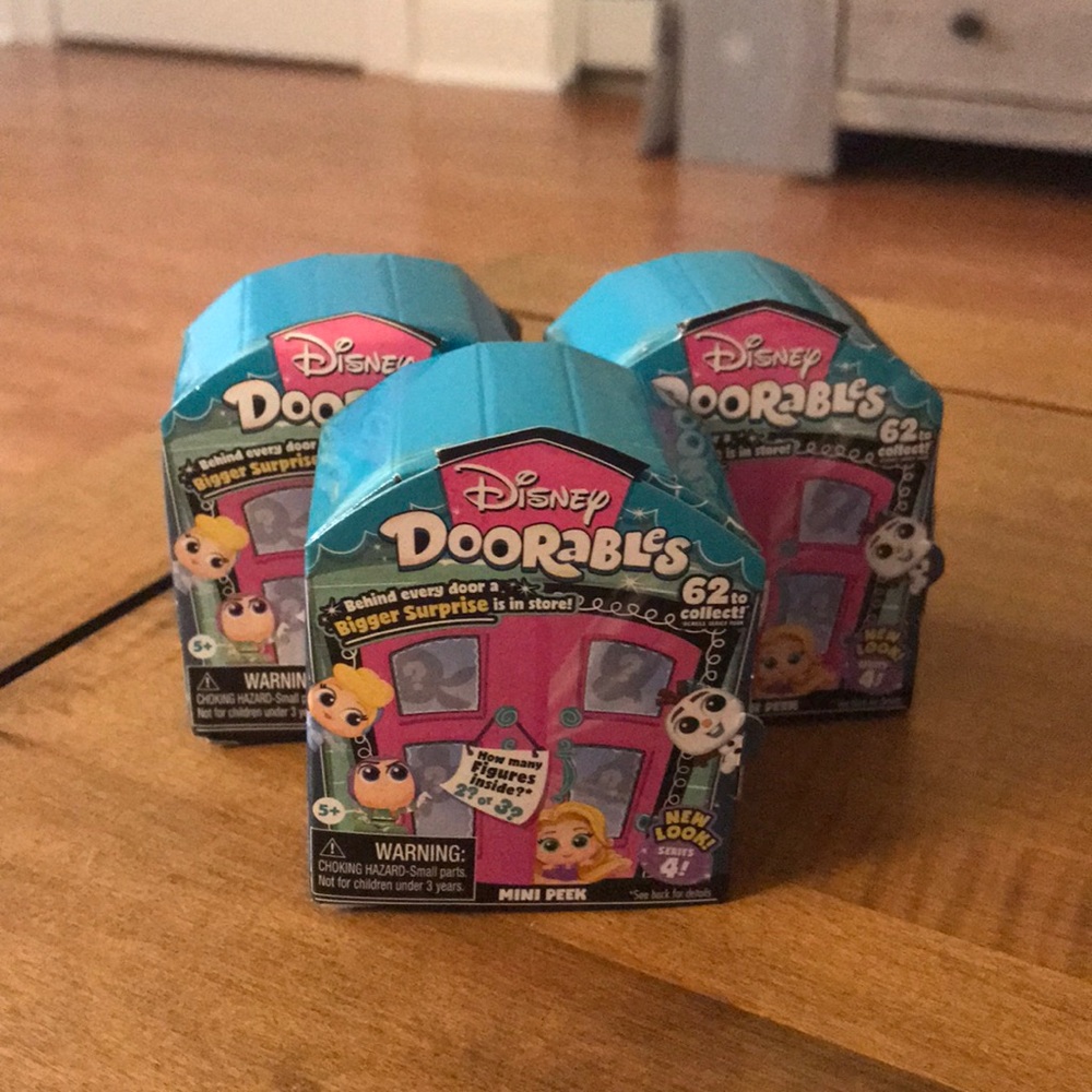 Three disney doorables